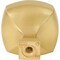Jeffrey Alexander 1-3/8" Overall Length Brushed Gold Square Audrey Cabinet Knob 278L-BG - alternate 5